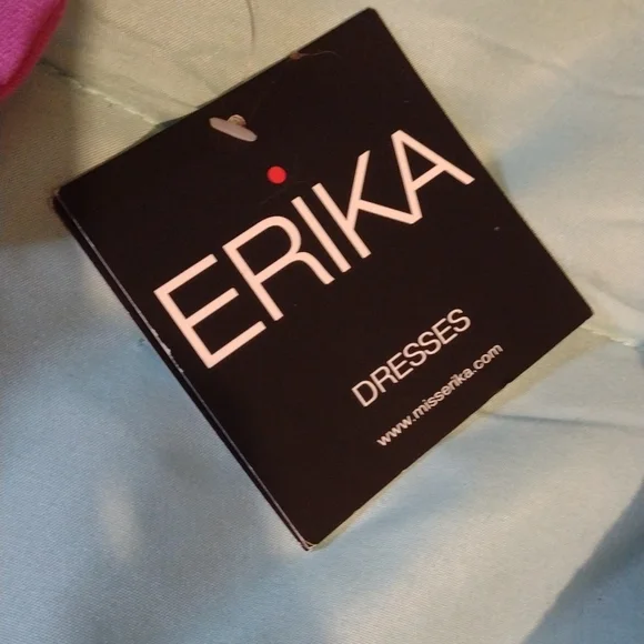 NWT Erika Bright Pink Dress Size 10 - Picture 7 of 11